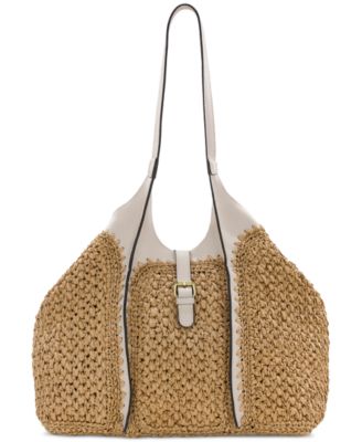 Patricia Nash - Santorini Medium Woven Straw Satchel
