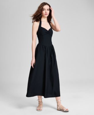 And Now This - Women's Halter Sweetheart-Neck Dress