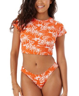 Roxy - Juniors' Vacay Vibes Crop Rashguard