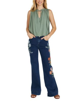 Driftwood - Women's Fallon Flared Jeans X Pressed Flowers