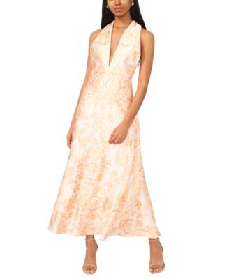 Parker - Women's The Nia Printed Halter Maxi Dress
