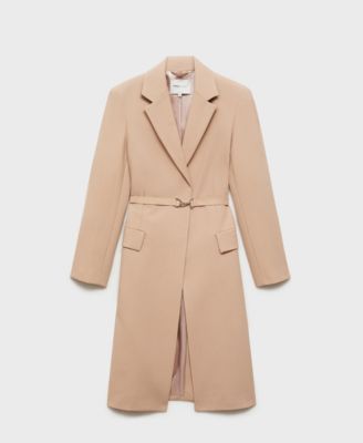 MANGO - Women's Belted Woollen Coat