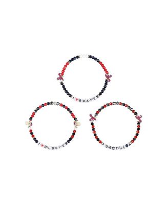 FOCO - Atlanta Braves 3-Pack Friendship Bracelet Set
