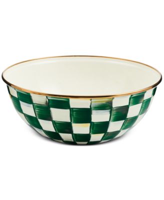 Mackenzie-Childs - Emerald Check Everyday Bowl, Medium