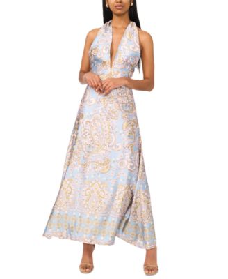 Parker - Women's The Nia Printed V-Neck Maxi Dress
