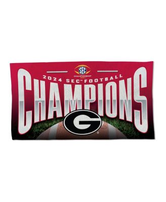 Wincraft - Georgia Bulldogs 2024 SEC Football Conference s Locker Room 22'' x 42'' On-Field One-Sided Towel