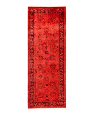 ADORN HAND WOVEN RUGS - Fine Vibrance M1447 3'x8'5'' Runner Area Rug