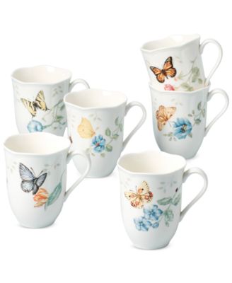 Lenox - Butterfly Meadow 6-Piece Mug Set