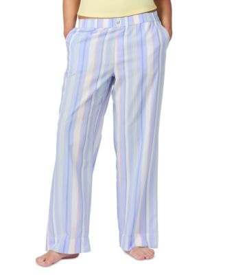 GAP - Women's Striped Poplin Pajama Pants