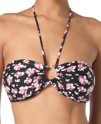 Michael Kors - Women's Printed Halter Bandeau Bikini Top