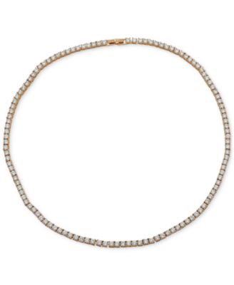 Anne Klein - Crystal Tennis Style 16" Collar Necklace