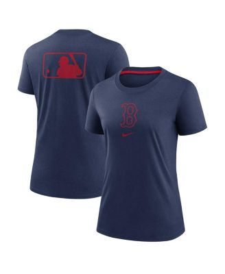 Nike - Women's Navy Boston Red Sox Authentic Collection Early Work Tri-Blend T-Shirt