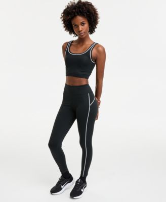 ID Ideology - Women's Piped 7/8-Length Compression Leggings