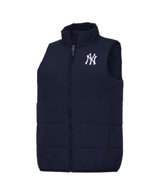 Antigua - Women's Navy New York Yankees Experience Full-Zip Vest