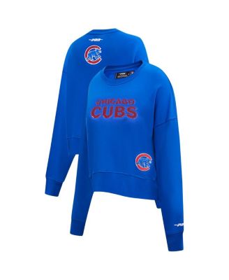 Pro Standard - Women's Royal Chicago Cubs Game Day Classics Crewneck Pullover Sweatshirt