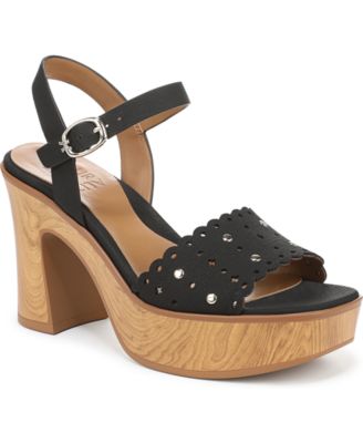 Naturalizer - Women's Kira Block Heel Square Toe Platform Sandals