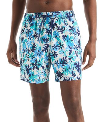 Nautica - Men's Quick-Dry Floral Swim Trunks