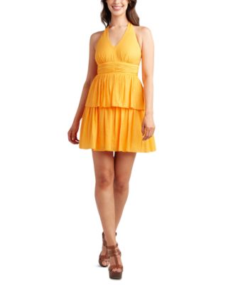 BCX - Juniors' Halter-Style Mini Dress