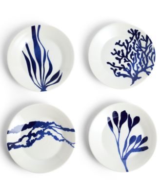 Royal Doulton - 1815 Pacific Mixed Pattern Salad Plates, Set of 4