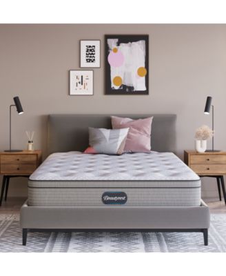 Beautyrest - Poised Slumber 12.75" Plush Euro-Top Mattress - Twin XL