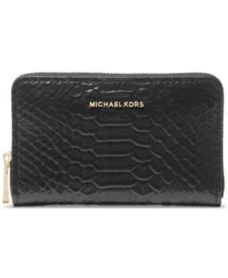 Michael Kors - Jet Set Small Leather Zip Around Card Case