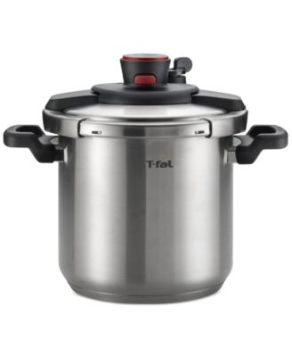 T-Fal - Clipso Stainless Steel 8-Qt. Pressure Cooker