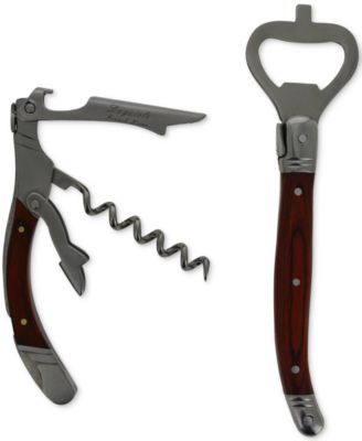 French Home - 2-Pc. Bar Opener Set with Pakkawood Handles