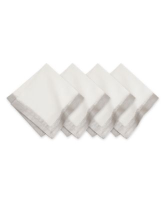 Villeroy & Boch - Metallic Brushstroke Napkin 4 Pc Set