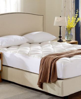 Cheer Collection - Rayon from Bamboo Fitted Down Alternative Mattress Pad-King