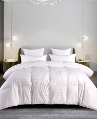 Blue Ridge - 500TC Damask Stripe Duraloft&reg; Down Alternative Twin Comforter
