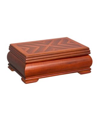 Mele & Co - Carmen Wooden Jewelry Box in Walnut Finish