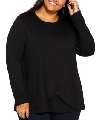 Motherhood Maternity - Plus Size Crewneck Nursing T-Shirt
