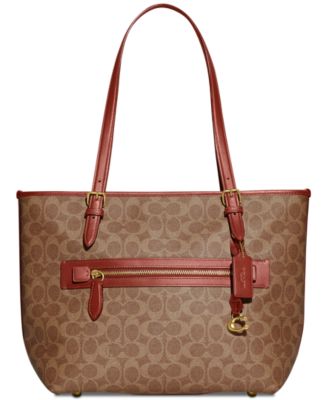 COACH - Coated Canvas Signature Taylor Tote