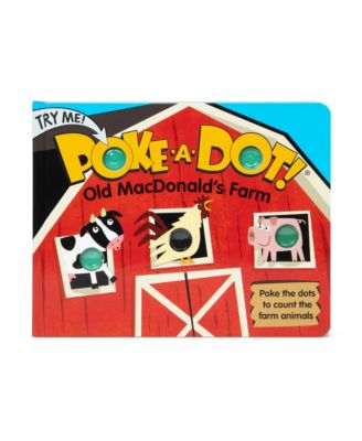 Melissa and Doug - Children's Book - Poke-a-Dot: Old MacDonald's Farm Board Book with Buttons to Pop