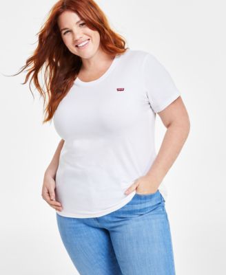 Levi's - Trendy Plus Size Cotton Perfect Logo T-Shirt