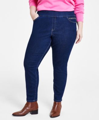 Tommy Hilfiger - TH Flex Plus Size Gramercy Pull-On Jeans