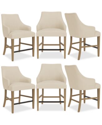 Furniture - Nelin 6pc Counter Height Chair Set