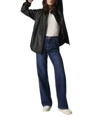 Free People - Women's Tinsley Cotton Baggy High-Rise Jeans