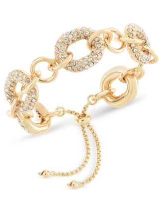 I.N.C. International Concepts - Pav&eacute; Chain Link Slider Bracelet