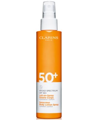 Clarins - Sunscreen Body Lotion Spray Broad Spectrum SPF 50+,	 5 oz.