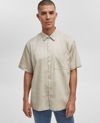 Mode of One - Men's Relaxed-Fit Button-Down Shirt