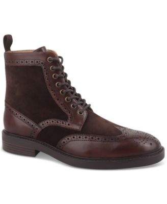 Bar III - Men's Dabneyy Leather Wingtip Boot