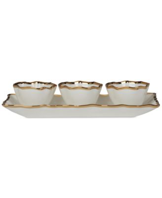 Certified International - Regency 4 Pc. Tray and Condiment Bowls