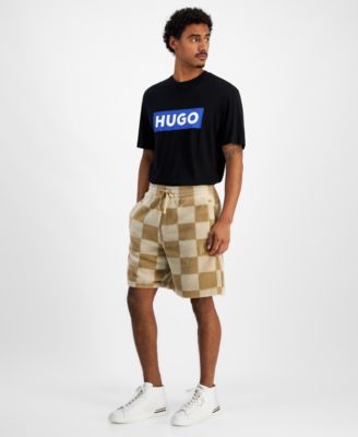 Hugo Boss - Men's Nustine Check Drawstring 11" Shorts
