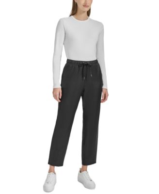 Marc New York - Women's Snakeskin-Print Pull-On Pants