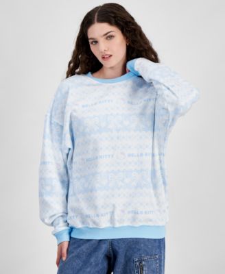 Grayson Threads, The Label - Juniors' Hello Kitty Fair Isle Sweatshirt