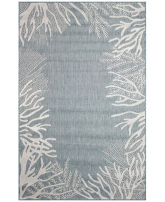 Liora Manne' - Carmel Reef Border 7'10"x9'10" Area Rug