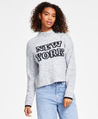 Hooked Up by IOT - Juniors' New York Mock Neck Sweater