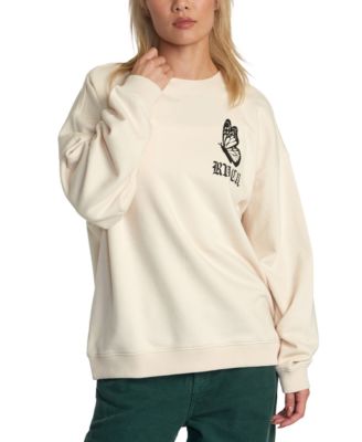 RVCA - Women's Just Floatin Logo Sweatshirt