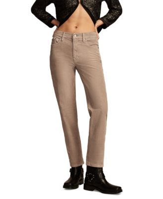 Lucky Brand - Women's High Rise Tapered Corduroy Pants